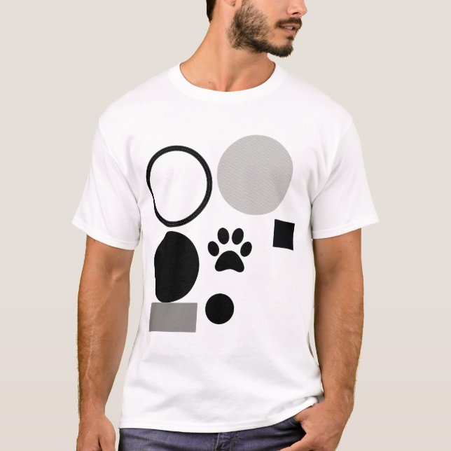 Camiseta Formas Minimalistas modernas (Anverso)