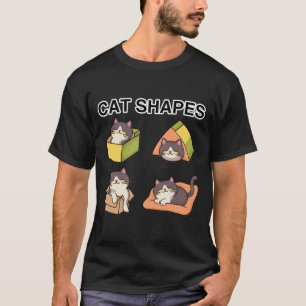 Camiseta Formas para gatos - Diseños felinos reactivos y ad