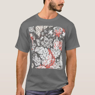 Camiseta Formas para órganos vintage Elementos Patrón Blanc