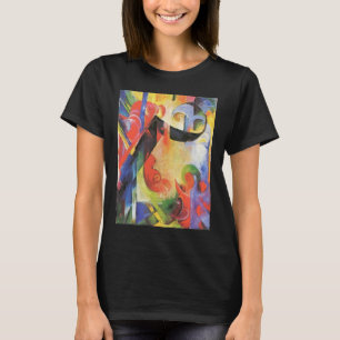Camiseta Formas rotas de Franz Marc, arte abstracto vintage