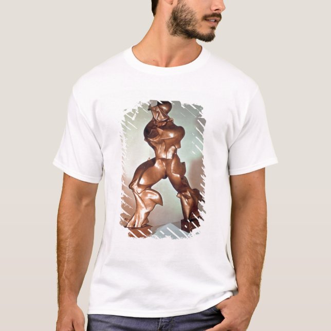 Camiseta Formas únicas de continuidad en Space, 1913 (Anverso)