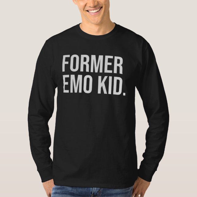 Camiseta Former Emo Kid Music Concert Social Media  Millenn (Anverso)