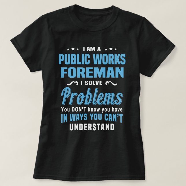 Camiseta Formista de obras públicas (Diseño del anverso)