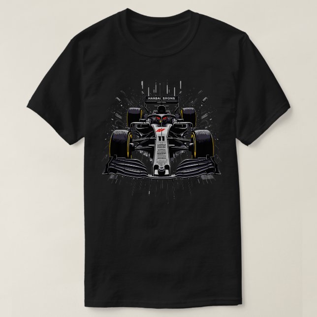 Camiseta Fórmula 1 8 (Diseño del anverso)