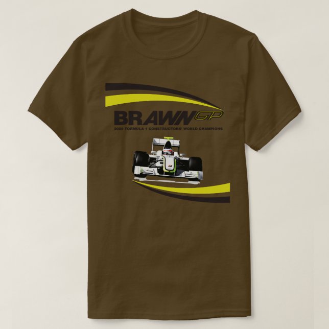 Camiseta Fórmula 1 del Brawn GP (Diseño del anverso)
