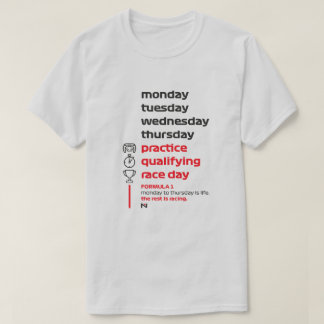 CAMISETA FORMULA 1 RACE WEEK WHITE