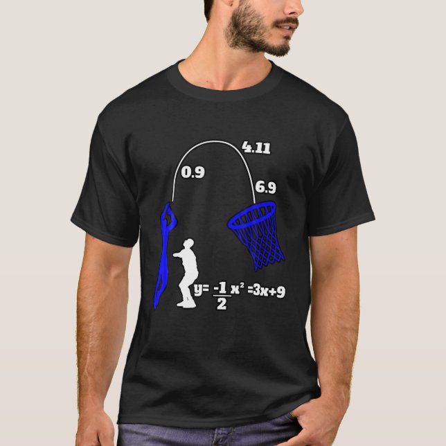 Camiseta Fórmula de baloncesto | Diseño Deporte Y Matemátic (Anverso)