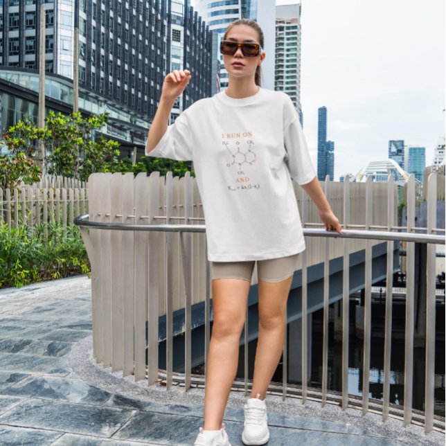 Camiseta Fórmula de cafeína (Subido por el creador)