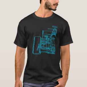 Camiseta Fórmula de controlador de coches de carreras de Ra