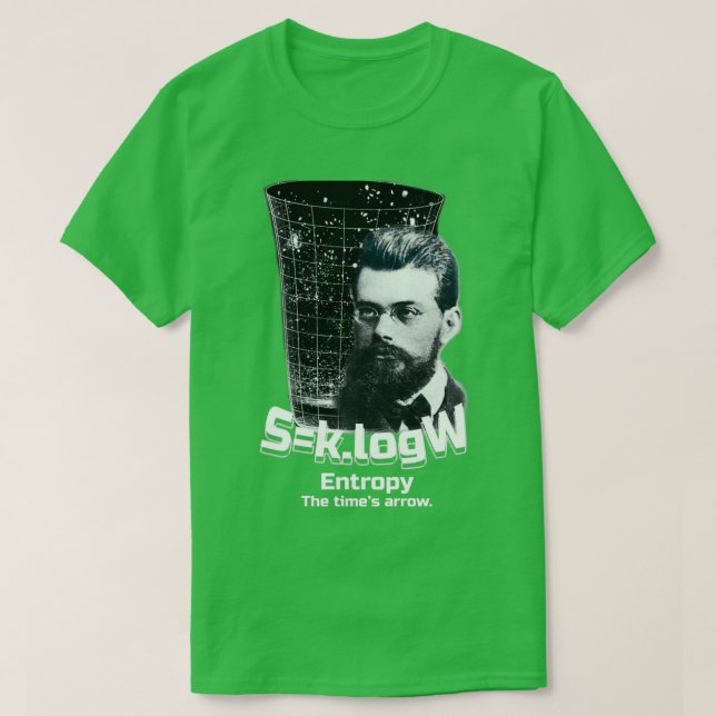 Camiseta Fórmula de Entropía Boltzmann Física teórica y (Diseño del anverso)