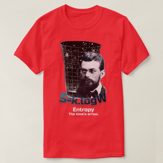 Camiseta Fórmula de Entropía Boltzmann Física teórica y (Diseño del anverso)