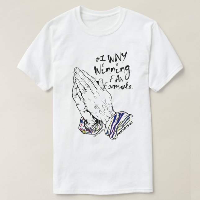 Camiseta Fórmula de Ventilador Ganador #1 WNY (Diseño del anverso)