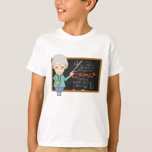 Camiseta Fórmula EMC2 de profesor de ciencias