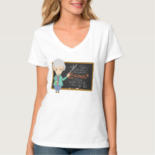 Camiseta Fórmula EMC2 de profesor de ciencias