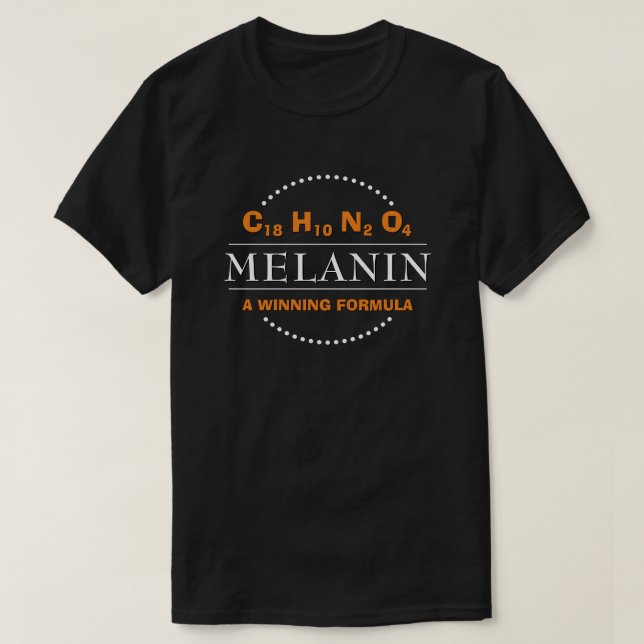 Camiseta Fórmula ganadora de MELANIN (Diseño del anverso)