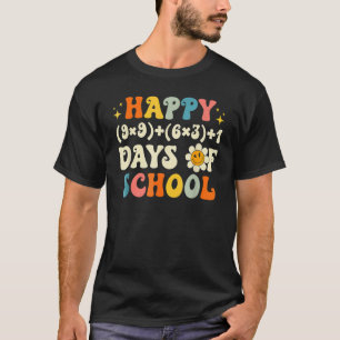 Camiseta Fórmula Matemática 100 Días De Chica Escolar De Ma