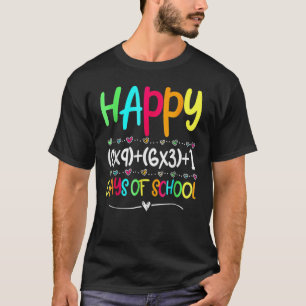 Camiseta Fórmula Matemática 100 Días De Chica Escolar De Ma