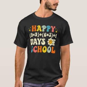 Camiseta Fórmula Matemática 100 Días De Colegio Profesor De