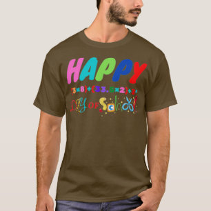 Camiseta Fórmula Matemática 100 Días De Escolar Profesor Ch