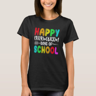 Camiseta Fórmula Matemática 100 Días De Escolaridad De Maes