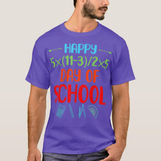 Camiseta Fórmula Matemática 100 Días De Escuela De Maestros
