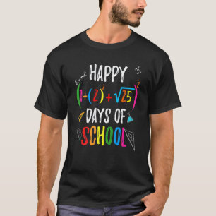 Camiseta Fórmula Matemática 100 Días De Escuela Para Profes