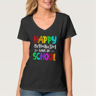 Camiseta Fórmula Matemática 100 Días De Escuela Profesor D