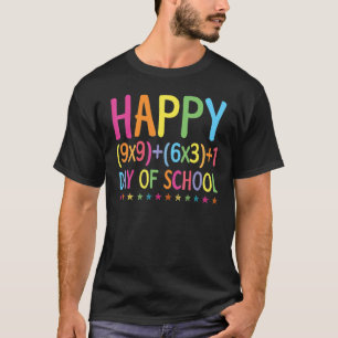 Camiseta Fórmula Matemática 100 Días De Escuela Profesor N
