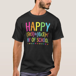 Camiseta Fórmula Matemática 100 Días De Escuela Profesor N