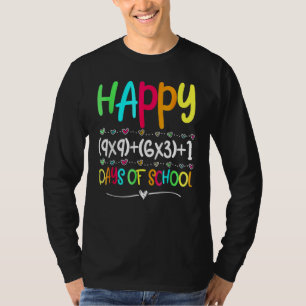 Camiseta Fórmula Matemática 100 Días De Escuela Profesor N