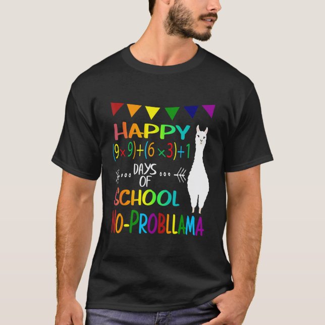 Camiseta Fórmula Matemática 100 Días De Escuela Sin Prob Ll (Anverso)