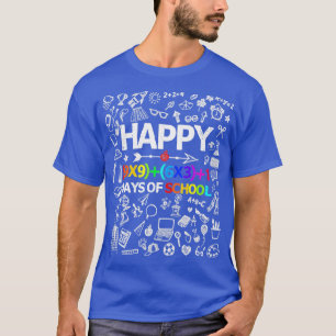 Camiseta Fórmula Matemática 100 Días De Maestra De Chicas E