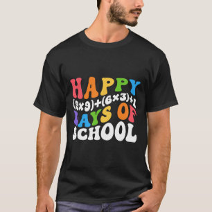 Camiseta Fórmula Matemática 100 Días De Maestra Divertida E