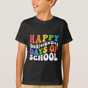 Camiseta Fórmula Matemática 100 Días De Maestra Divertida E