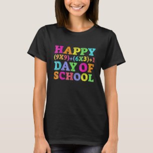 Camiseta Fórmula Matemática 100 días de maestro de matemáti