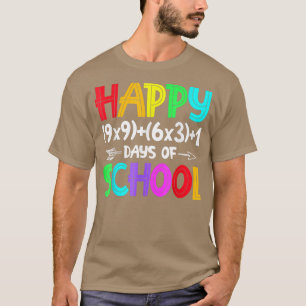 Camiseta Fórmula Matemática 100 días de maestro de matemáti