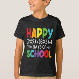 Camiseta Fórmula Matemática 100 Días De Regalos Escolares M