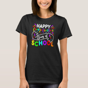 Camiseta Fórmula matemática de los felices 100 días de escu
