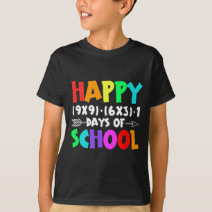 Camiseta Fórmula matemática divertida 100 días de escuela n