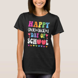 Camiseta Fórmula Matemática Feliz 100 días de Mamáes de 100