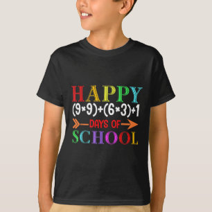 Camiseta Fórmula Matemática Feliz 100 Días De Matemáticas G
