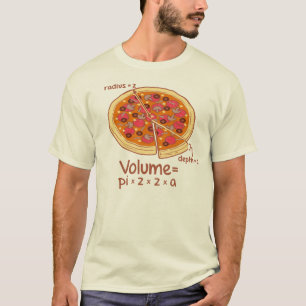 Camiseta Fórmula matemática = Pi*z*z*a del volumen de la