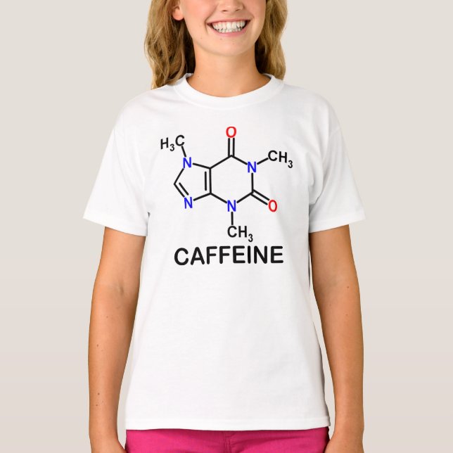 CAMISETA FÓRMULA MOLECULAR CAFFEINE TEE (Anverso)