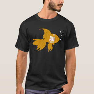 Camiseta Fórmula química del acuario de oro de peces dorado
