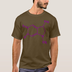 Camiseta Fórmula química molecular de Adrenocromo