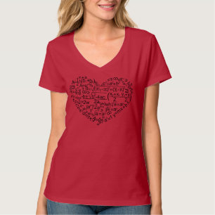 CAMISETA FÓRMULAS DE CORAZÓN.