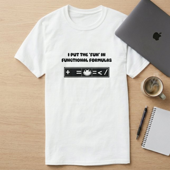 Camiseta Fórmulas funcionales divertidas Hoja de cálculo Ge (Subido por el creador)