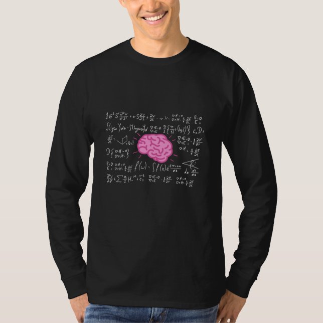 Camiseta Fórmulas matemáticas para cabezas inteligentes (Anverso)