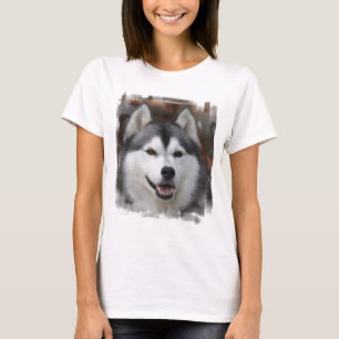 Camiseta fornida de las señoras del perro