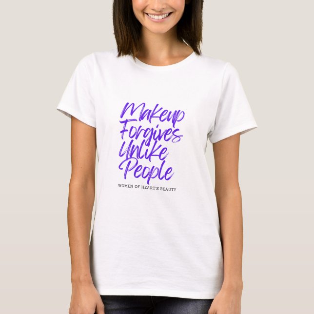 Camiseta Foros de maquillaje (Anverso)